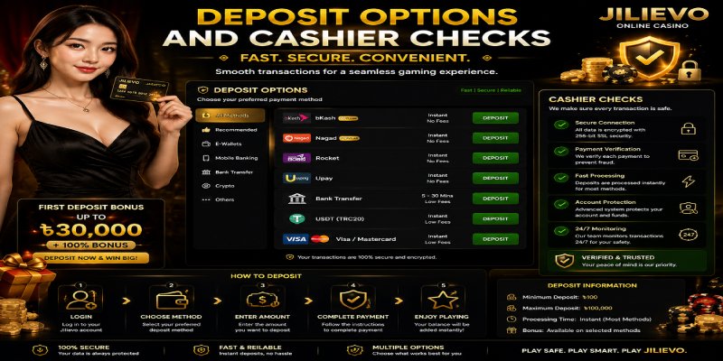 Deposit-options-and-cashier-checks-Jilievo-Online-Casino. 